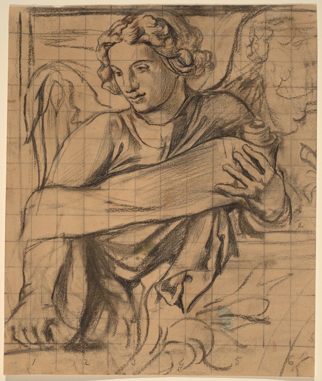 Anjo - Mural da Igreja da Trindade de John La Farge or Lafarge