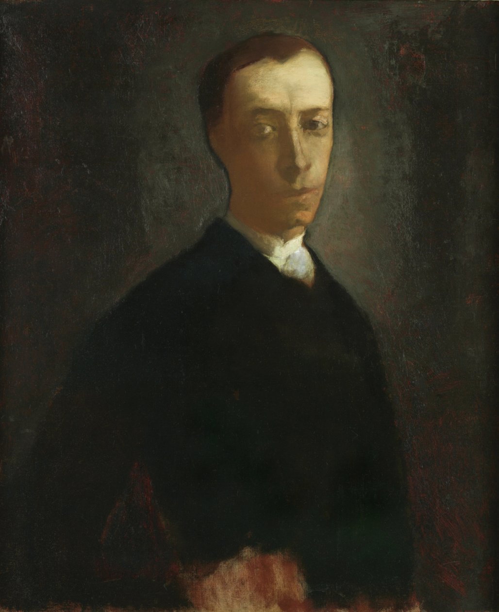 Auto-Retrato, 1864 de John La Farge or Lafarge
