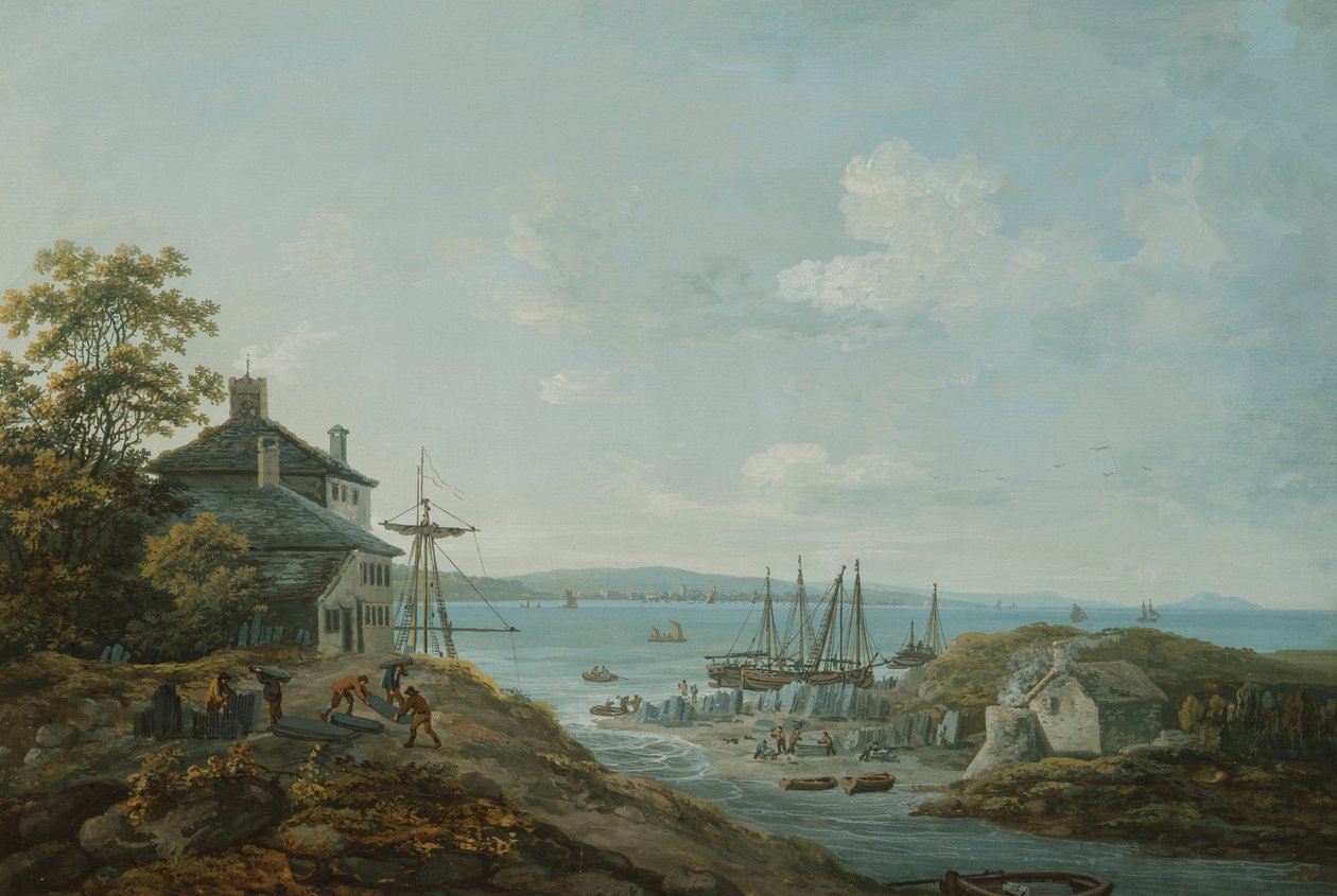 Carregando Slate no Bangor Ferry, de John Laporte