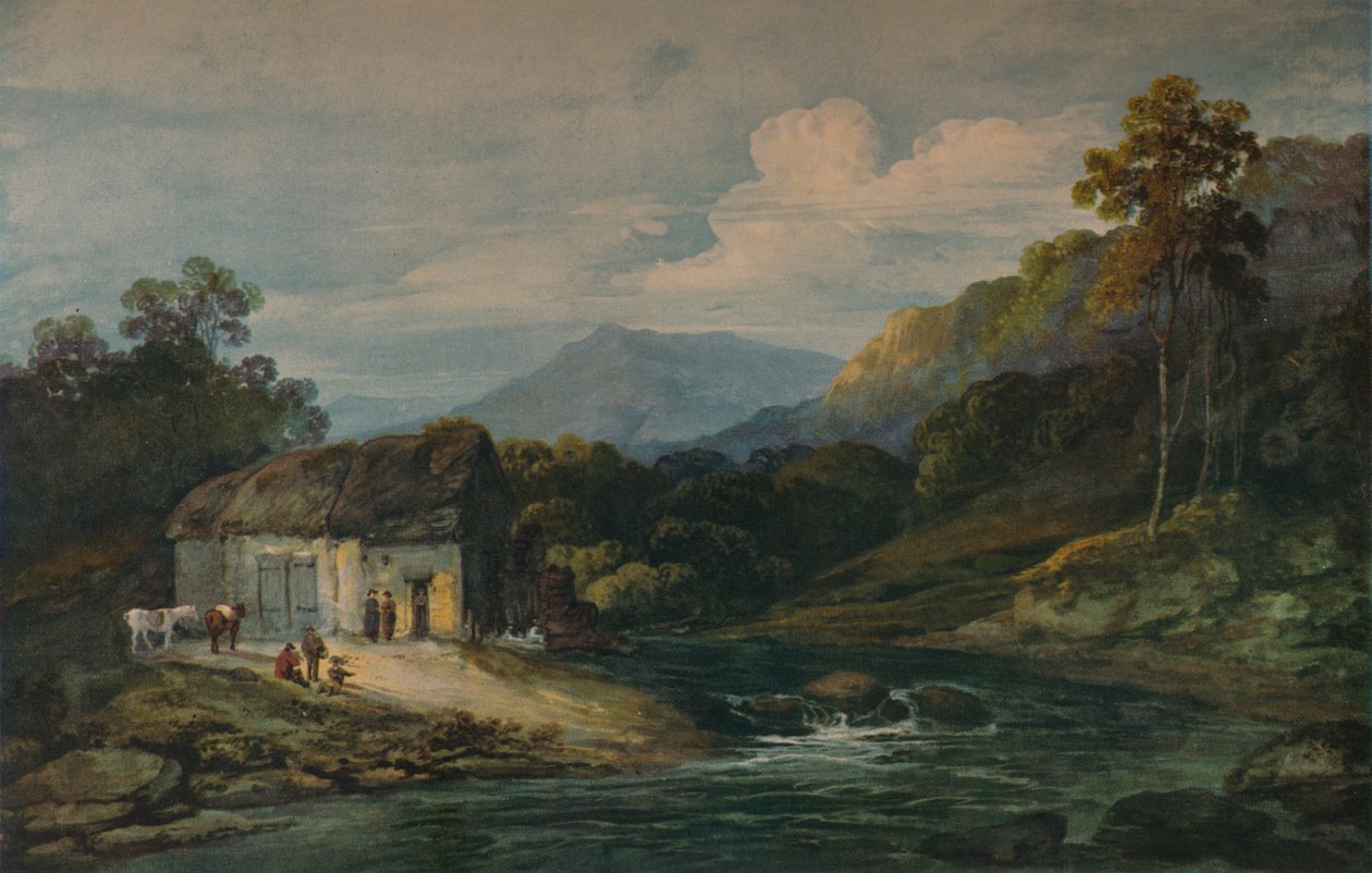 O moinho em Combe Neath, c1776 de John Laporte