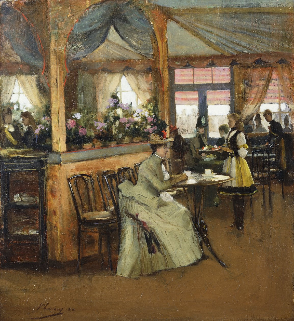 Uma xícara de chocolate de John Lavery