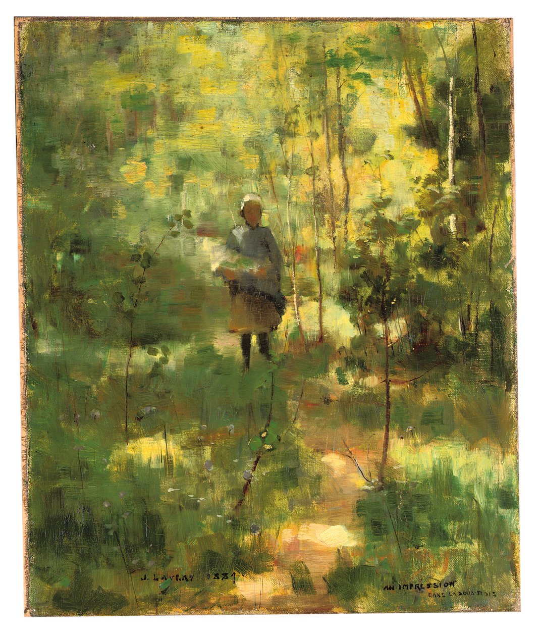 Uma impressão na vegetação rasteira de John Lavery
