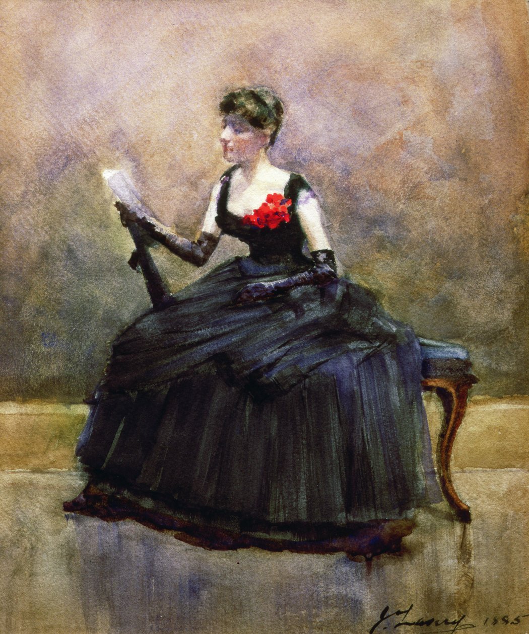 Na bola (wc no papel) de John Lavery