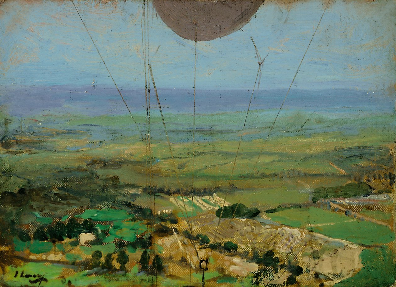 De um balão de pipa, Roehampton de John Lavery