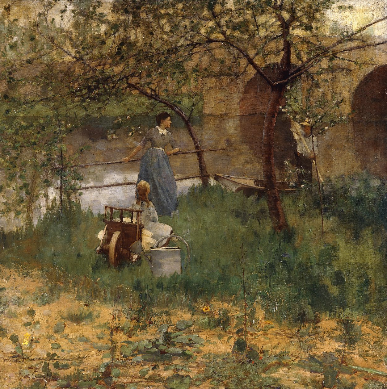 On the Loing de John Lavery