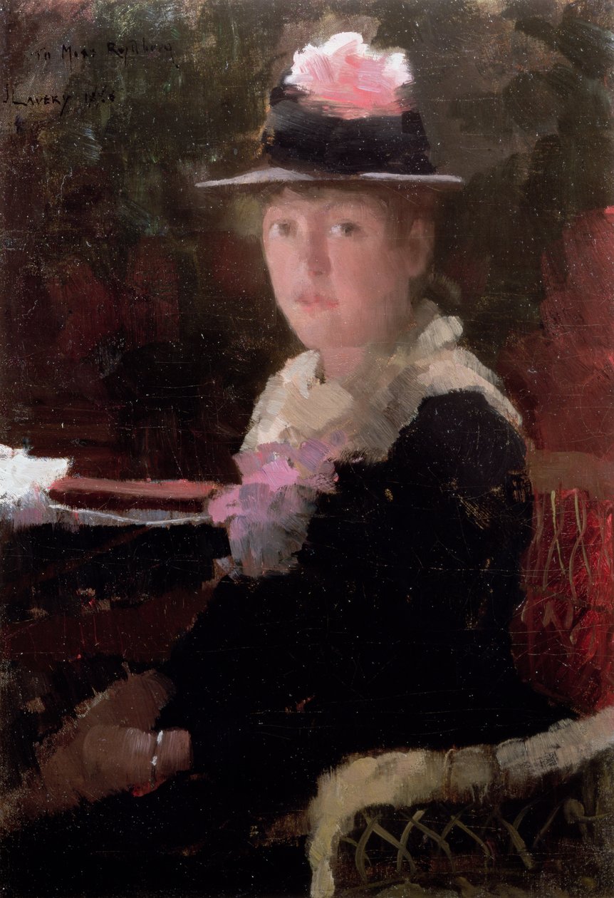 Retrato da senhorita Gerda Rydberg, 1883 de John Lavery