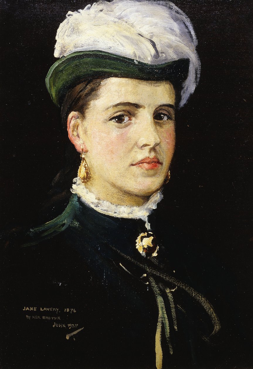 Retrato póstumo de Jane Lavery de John Lavery