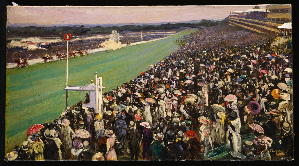 The Gold Cup, Ascot, o Royal Enclosure de John Lavery