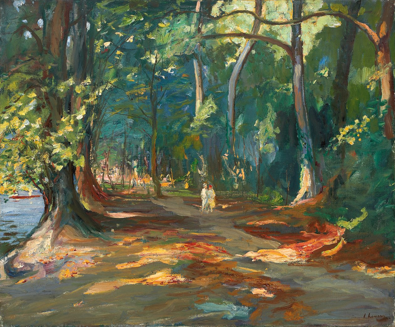 The Path by the River, Maidenhead de John Lavery