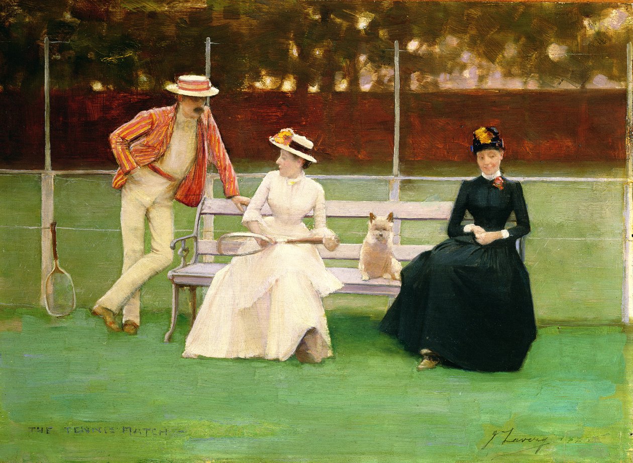 O jogo de tênis de John Lavery