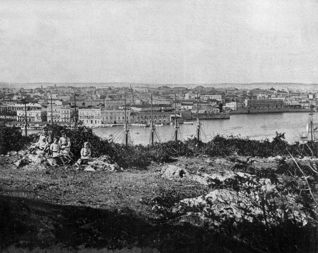 Havana em Cuba (foto a p/b) de John Lawson Stoddard