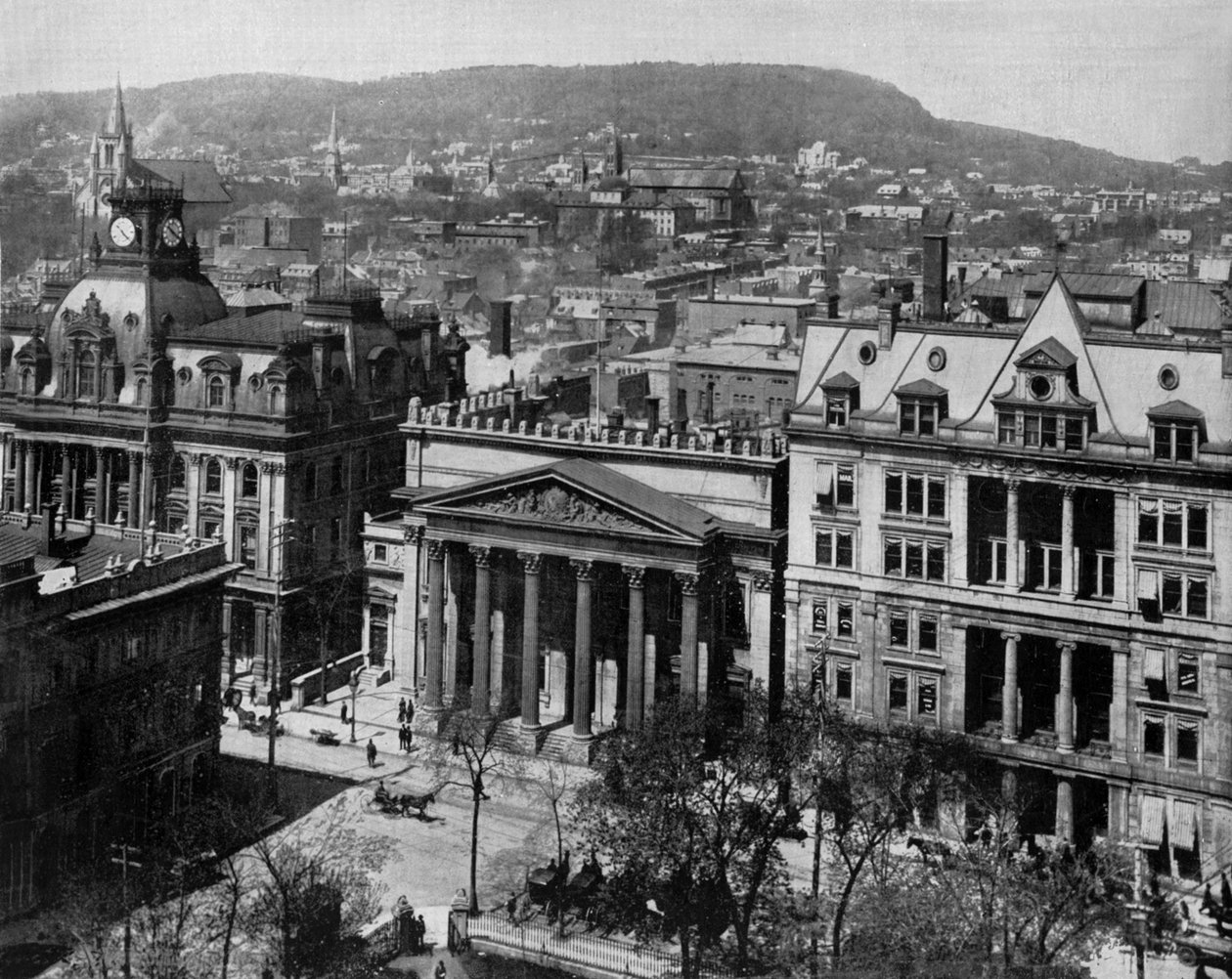 Montreal, Québec, c. 1890 (foto a p/b) de John Lawson Stoddard