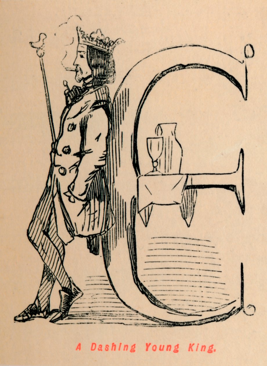 Um jovem rei arrogante, c1860, c1860 de John Leech
