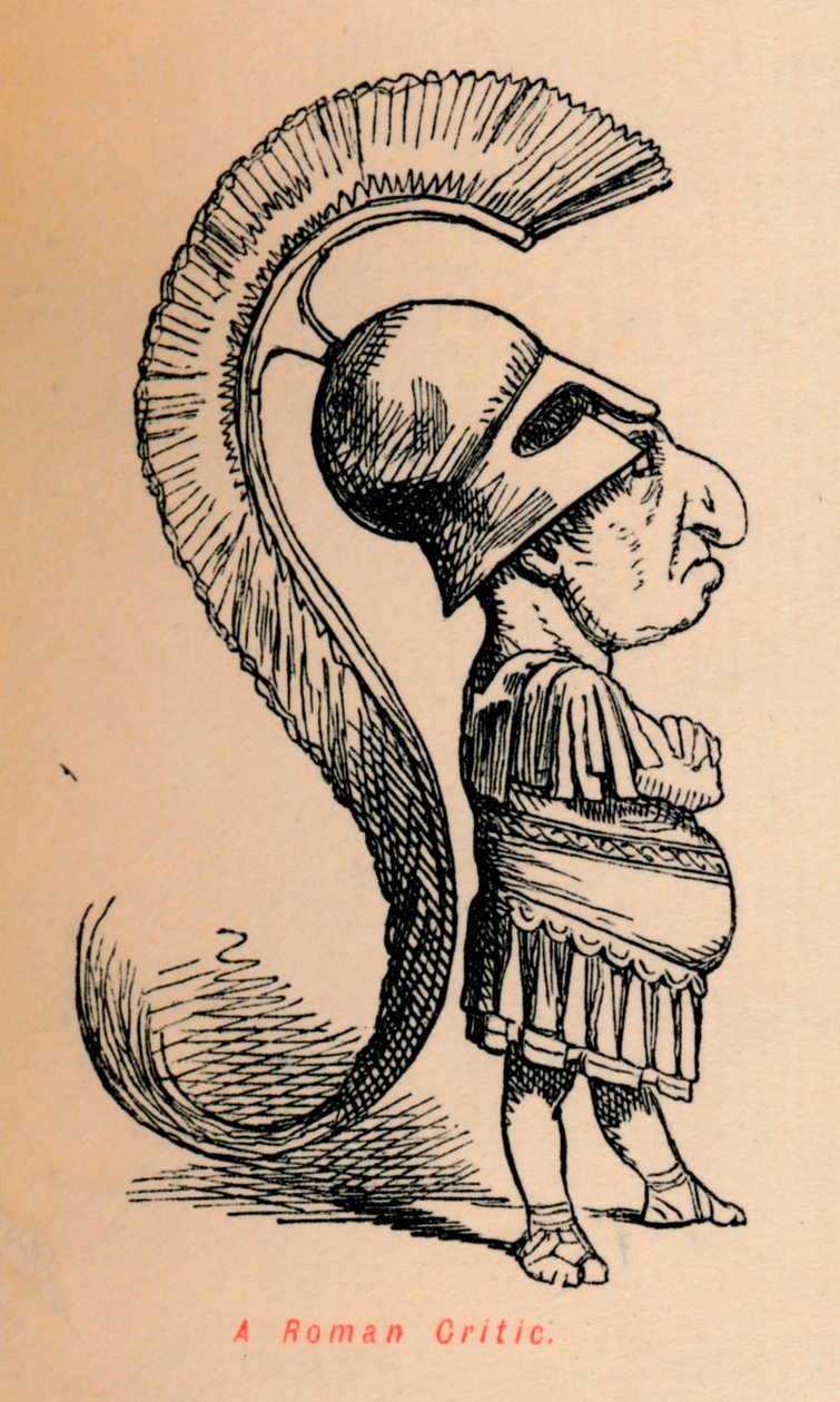 Um crítico romano, 1852 de John Leech
