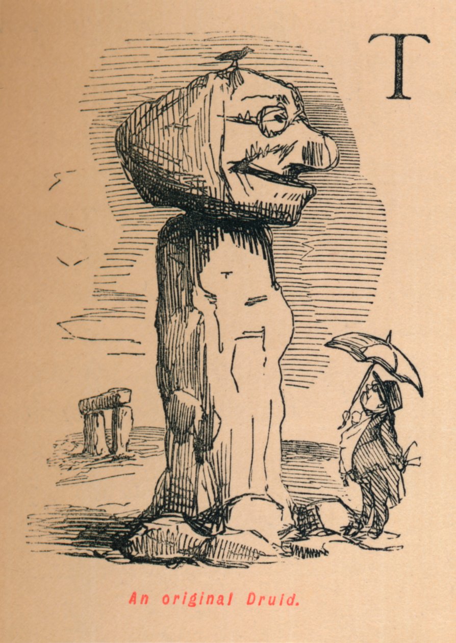 Um druida original, c1860, 1860 de John Leech