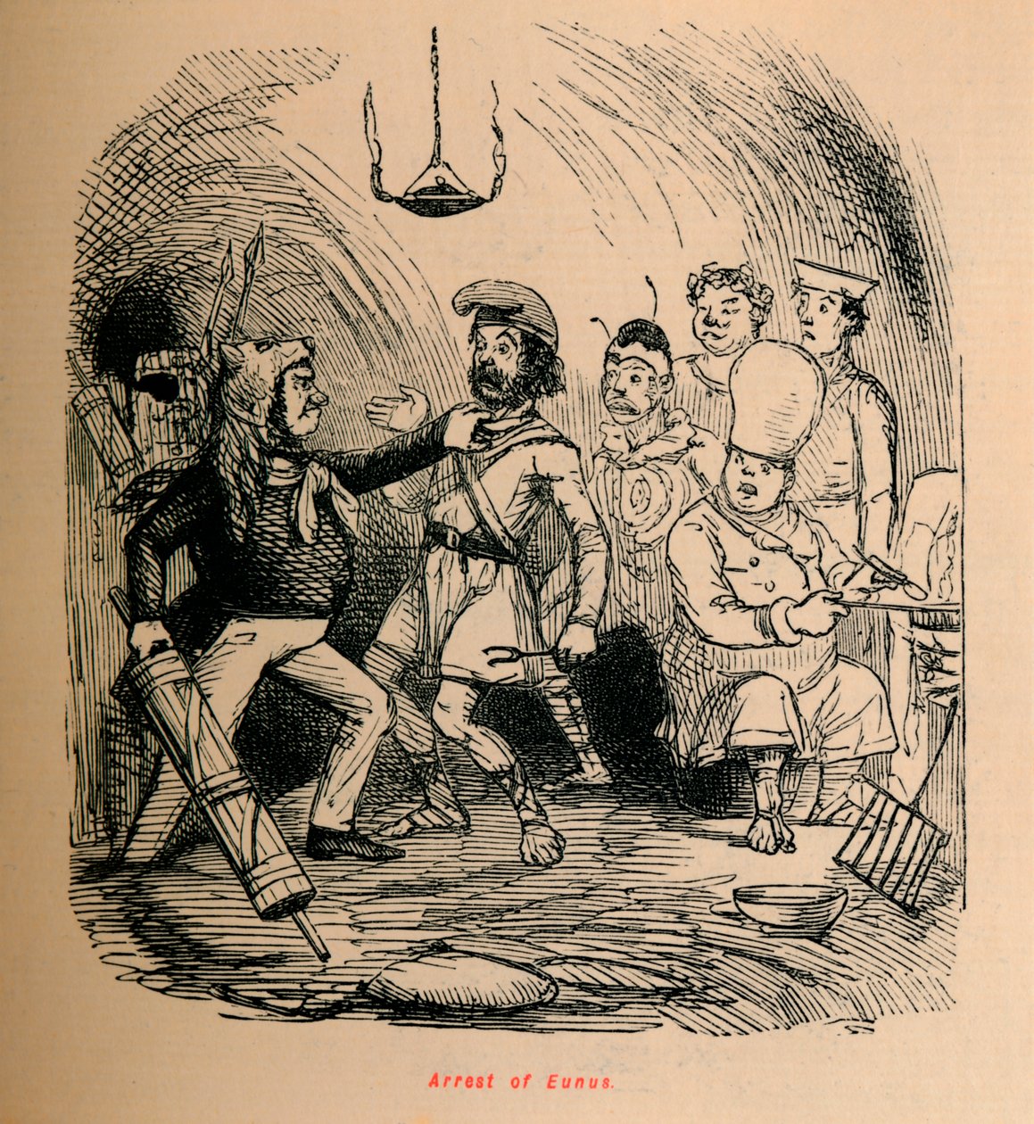 Prisão de Eunus, 1852 de John Leech