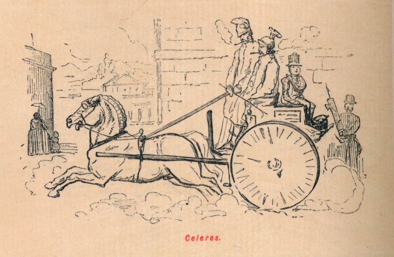 Rapidamente de 1852 de John Leech