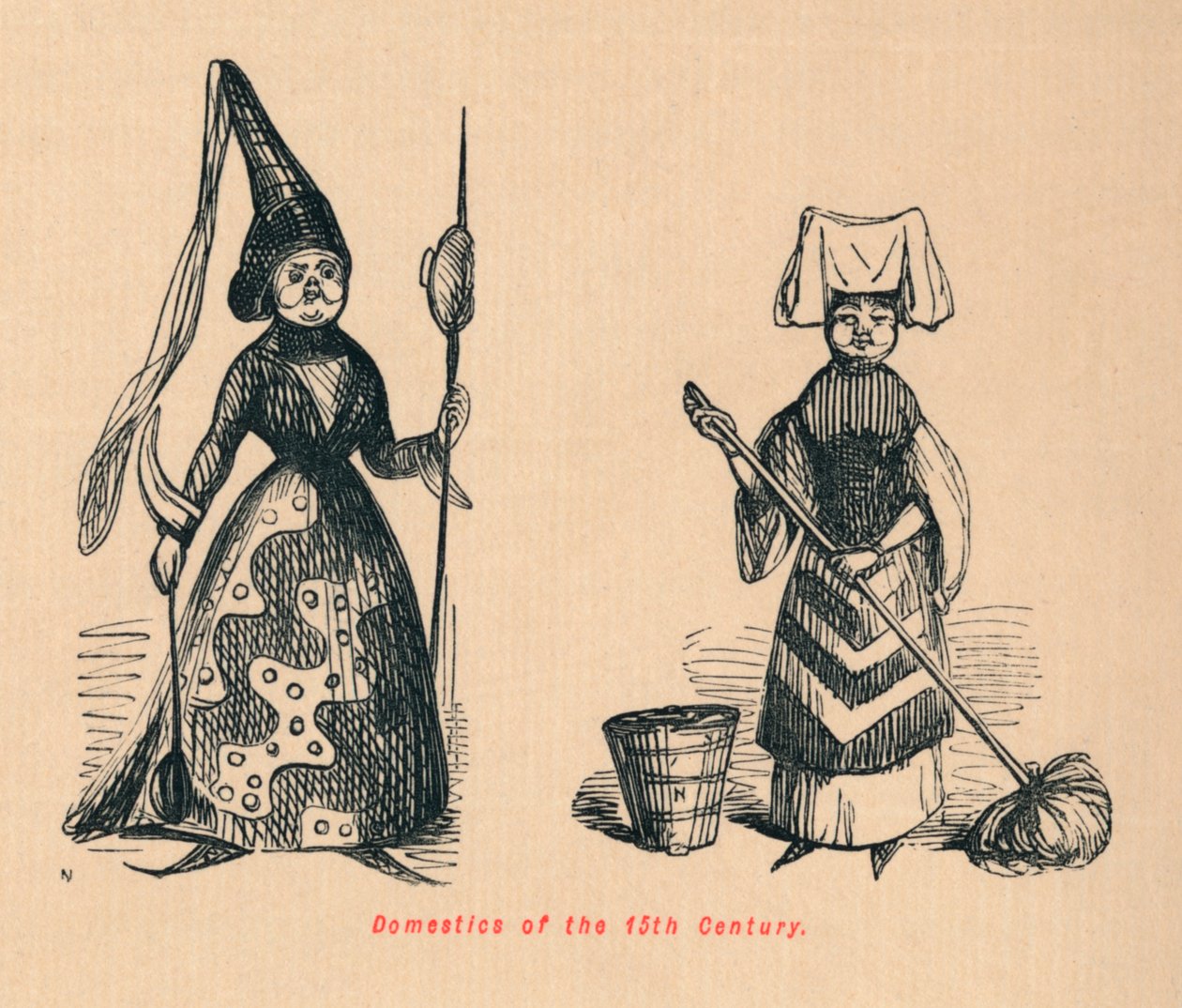 Doméstica do século XV, de John Leech