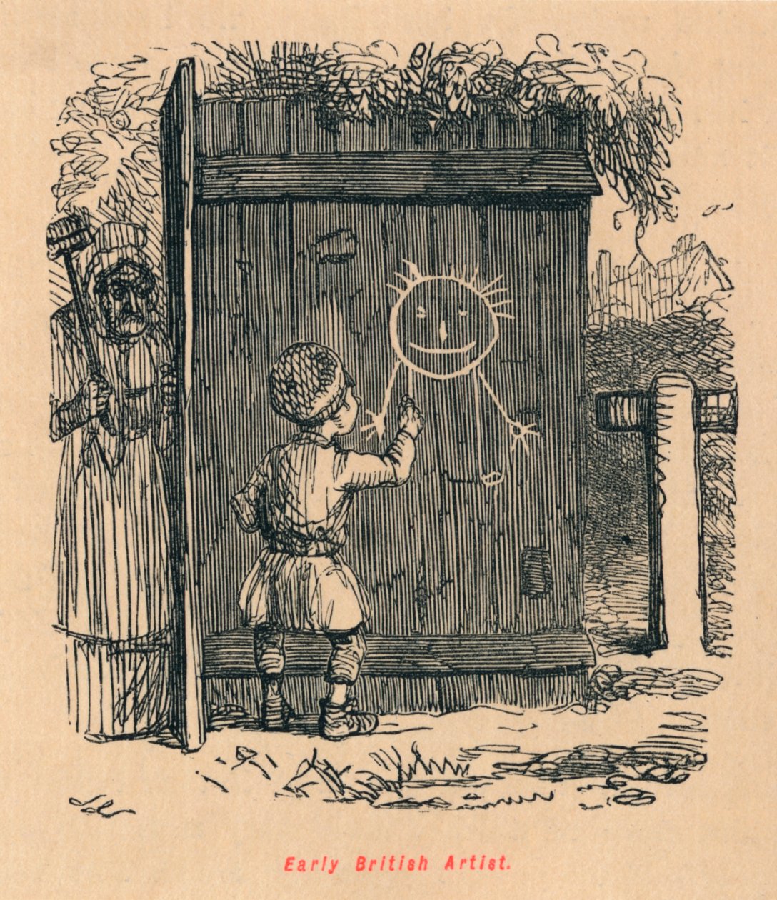 Artista britânico adiantado, c1860, c1860 de John Leech