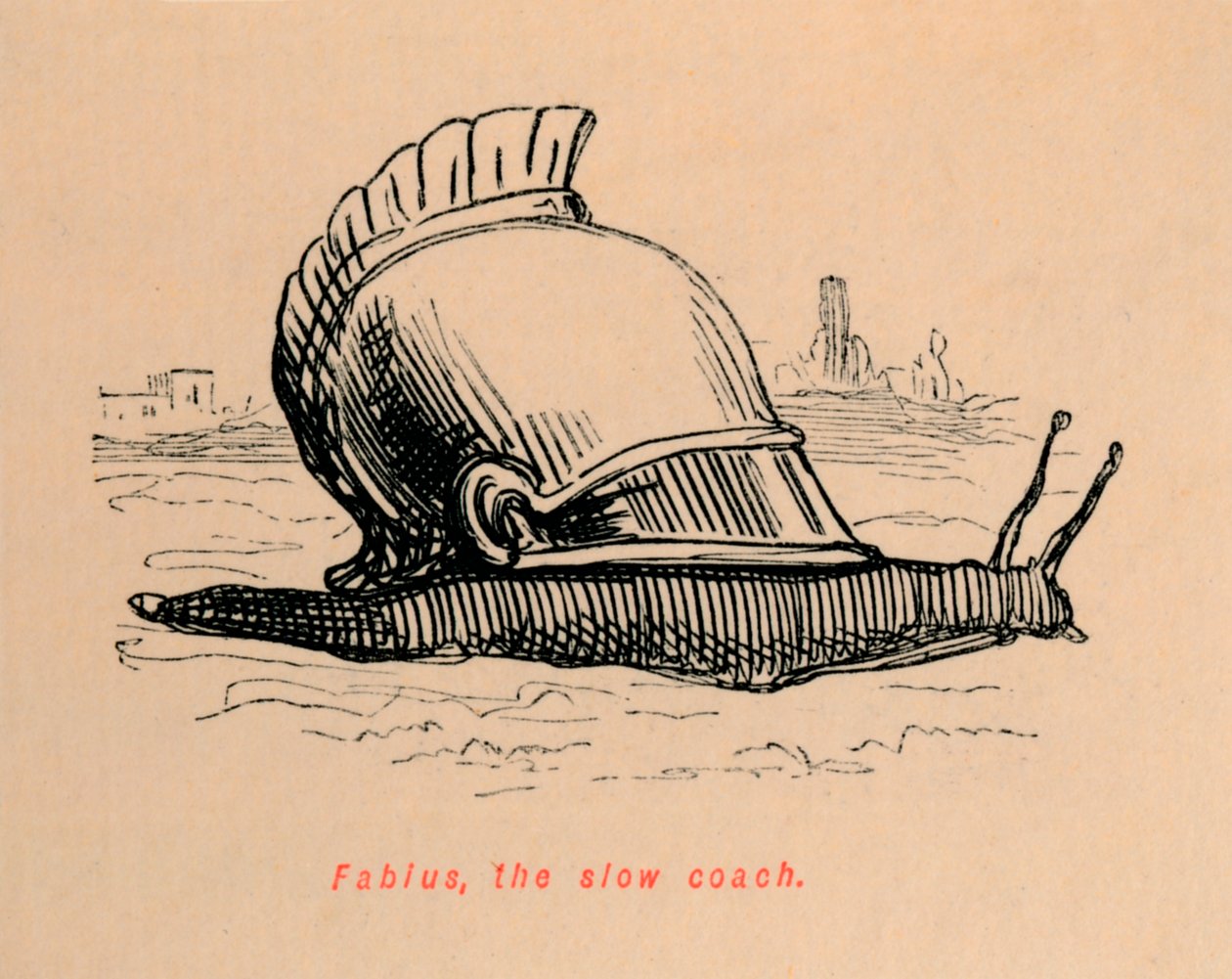 Fabius, o treinador lento, 1852 de John Leech