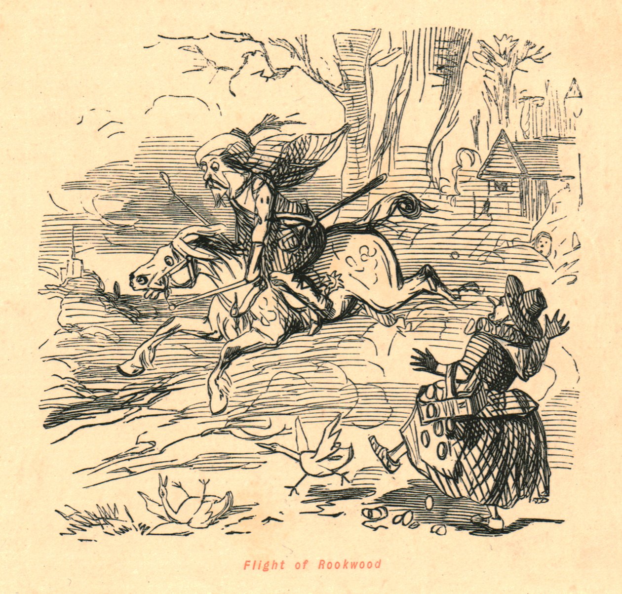 Vôo de Rookwood, 1897. de John Leech