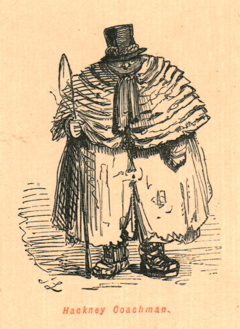 Hackney Coachman, 1897. de John Leech