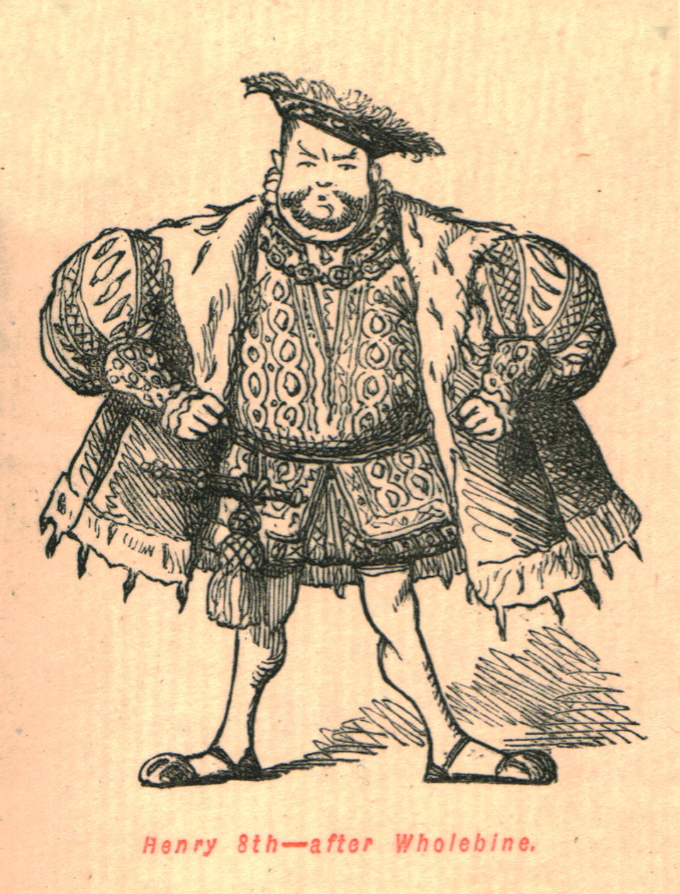 Henrique 8 - depois da Wholebine, 1897. de John Leech