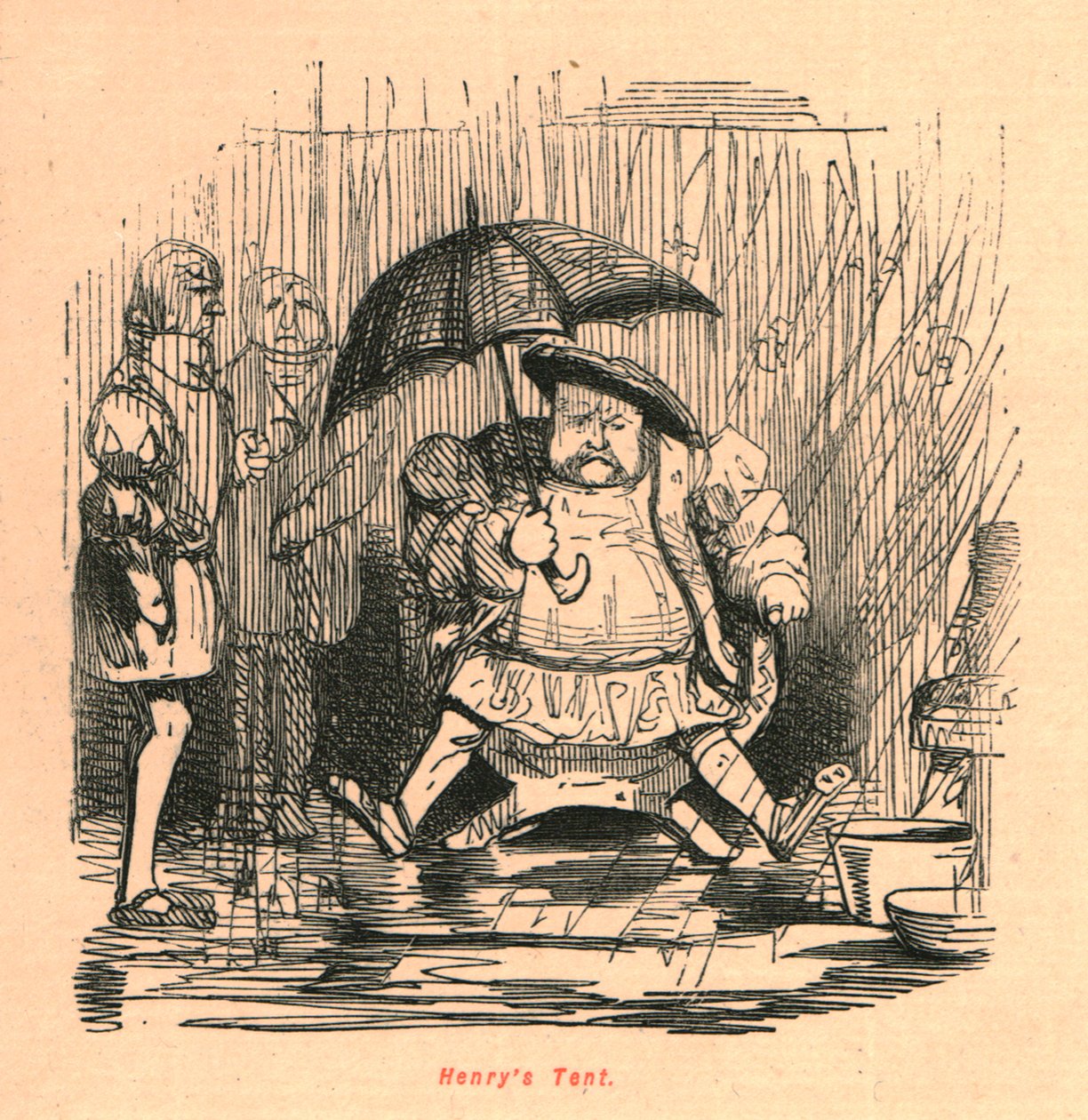 Henrys Tent, 1897. de John Leech