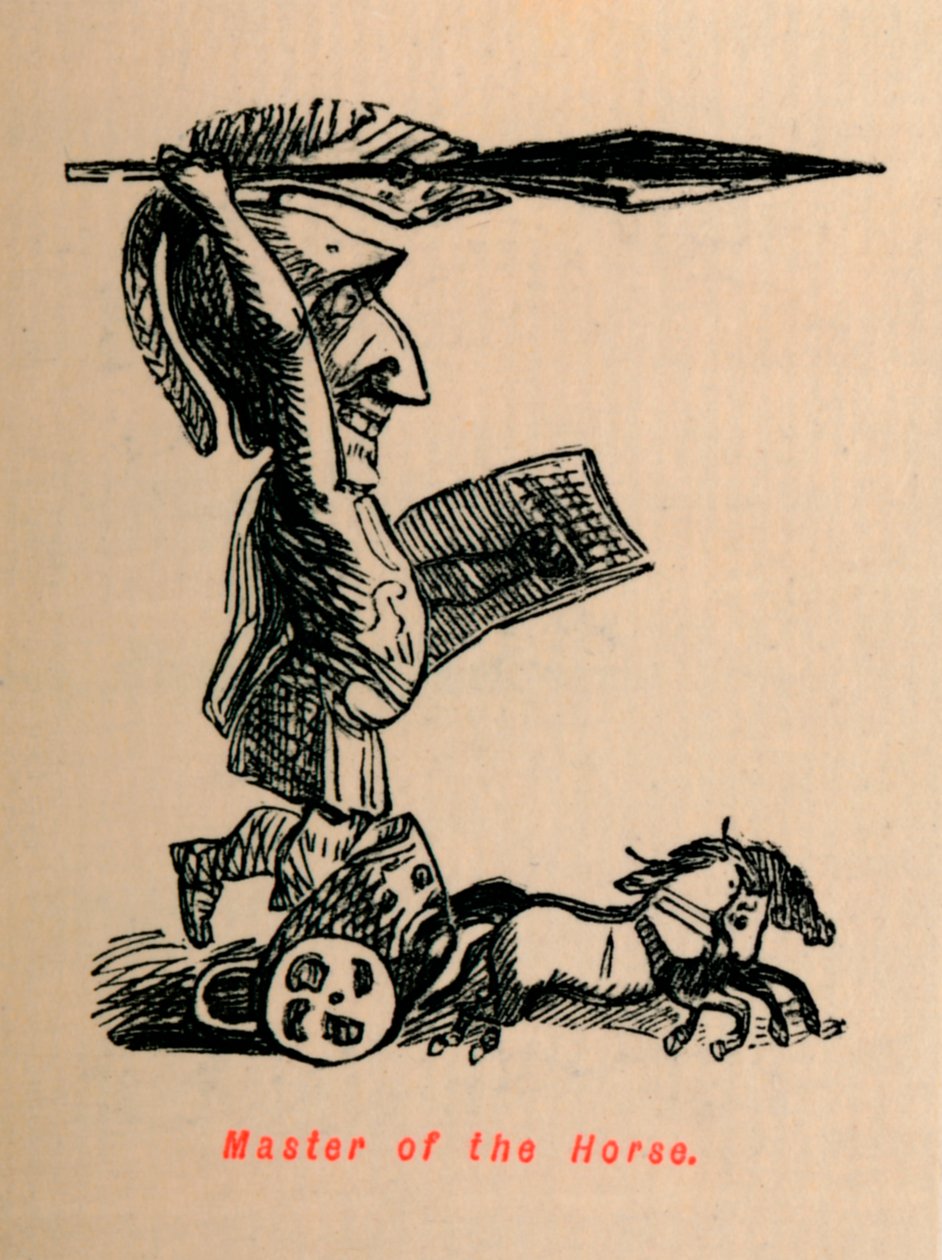 Mestre do cavalo, 1852 de John Leech