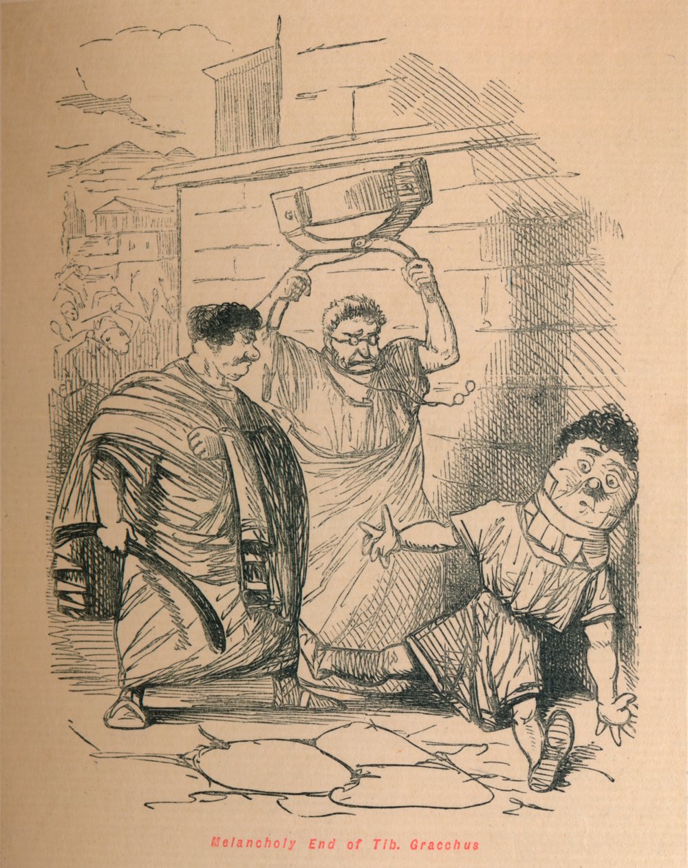 Final de Tib melancolia Gracehus de 1852 de John Leech