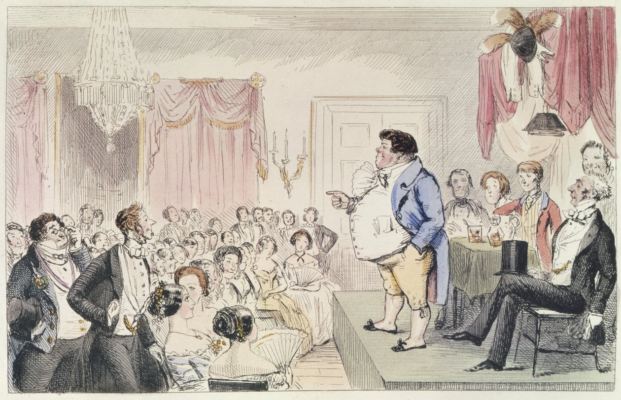Jorrockss Lecture on Unting, de um livro de Robert Smith Surtees (1805-64) de John Leech
