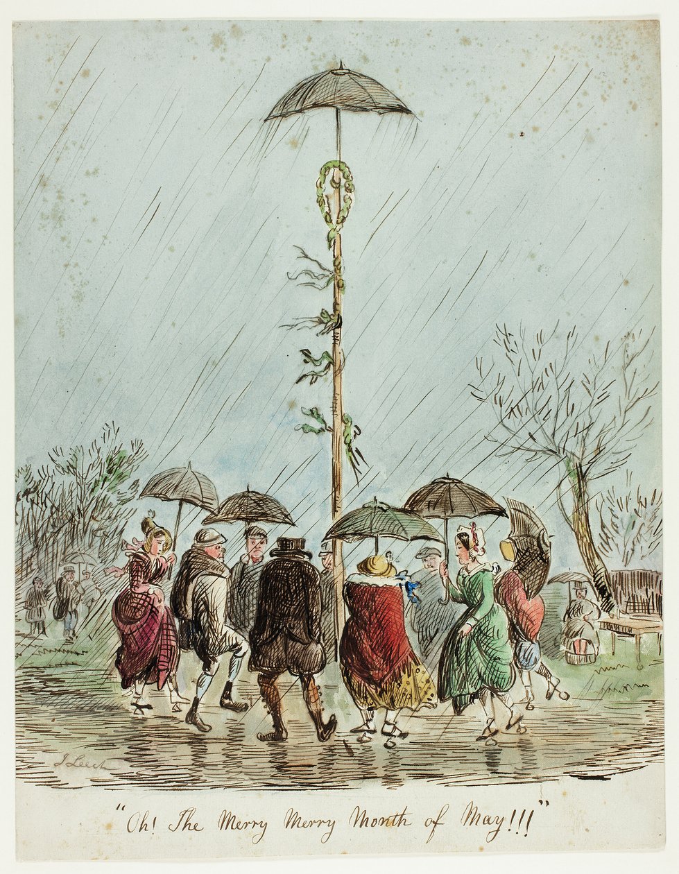 Oh! O Feliz, Feliz Mês de Maio!!! de John Leech