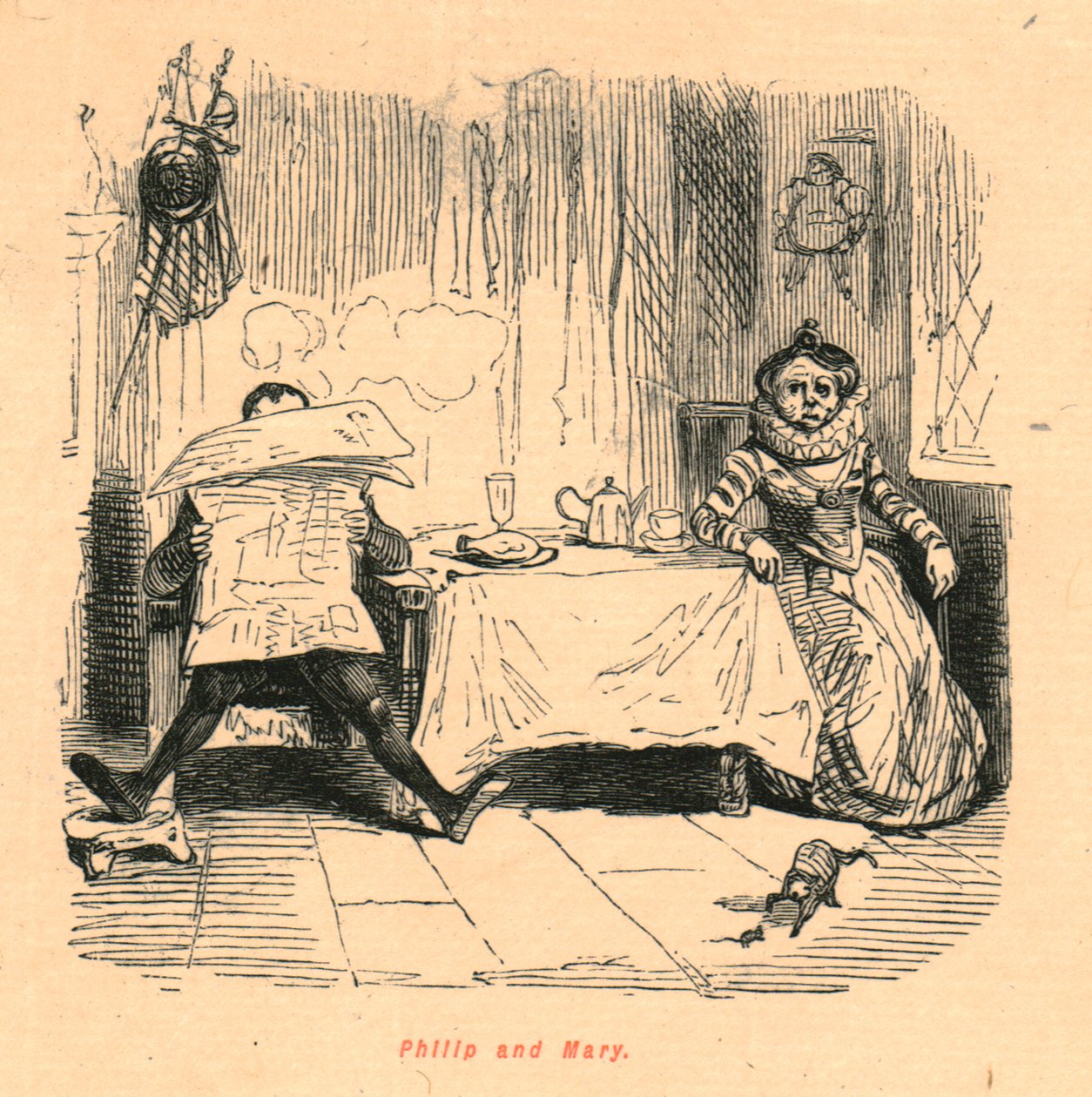 Filipe e Maria, 1897. de John Leech