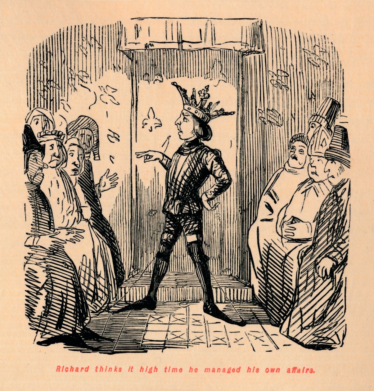 Richard acha que já era hora de gerenciar seus próprios assuntos, c1860, c1860 de John Leech