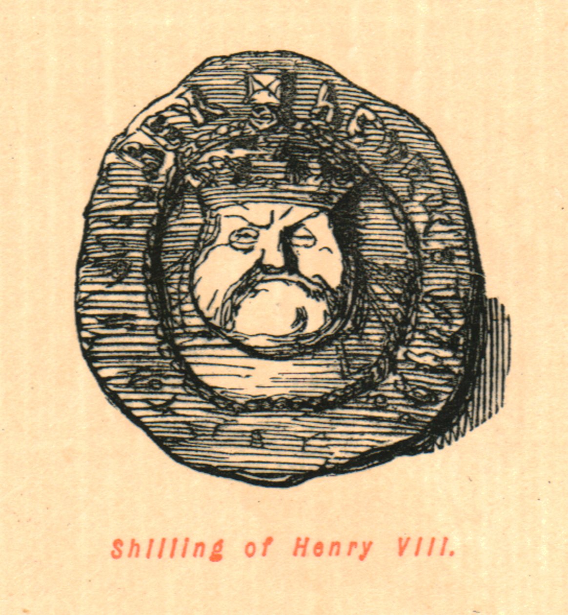 Xelim de Henrique VIII, 1897. de John Leech