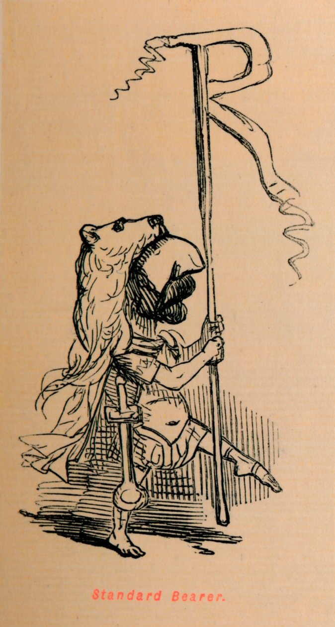 Portador padrão, 1852 de John Leech