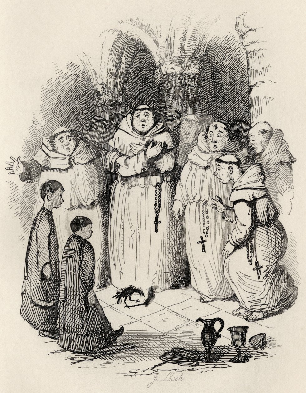 É Ele - The Jackdaw, de &39;The Ingoldsby Legends&39; de Thomas Ingoldsby, publicado por Richard Bentley und Son, 1887 de John Leech