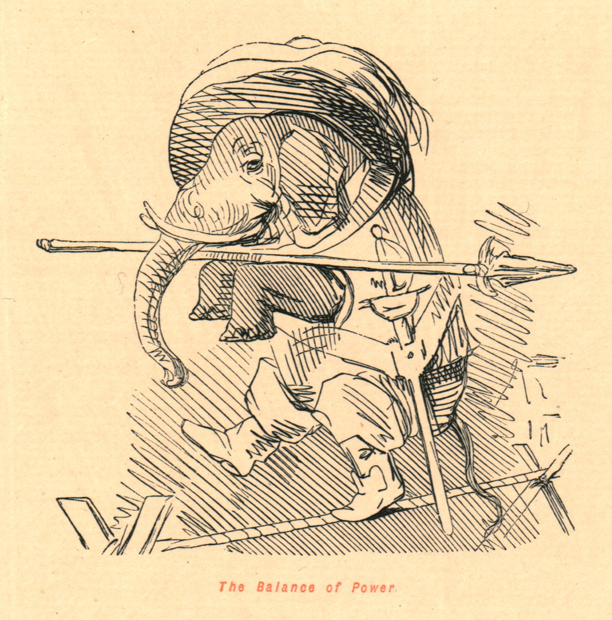 O Balanço do Poder, 1897. de John Leech