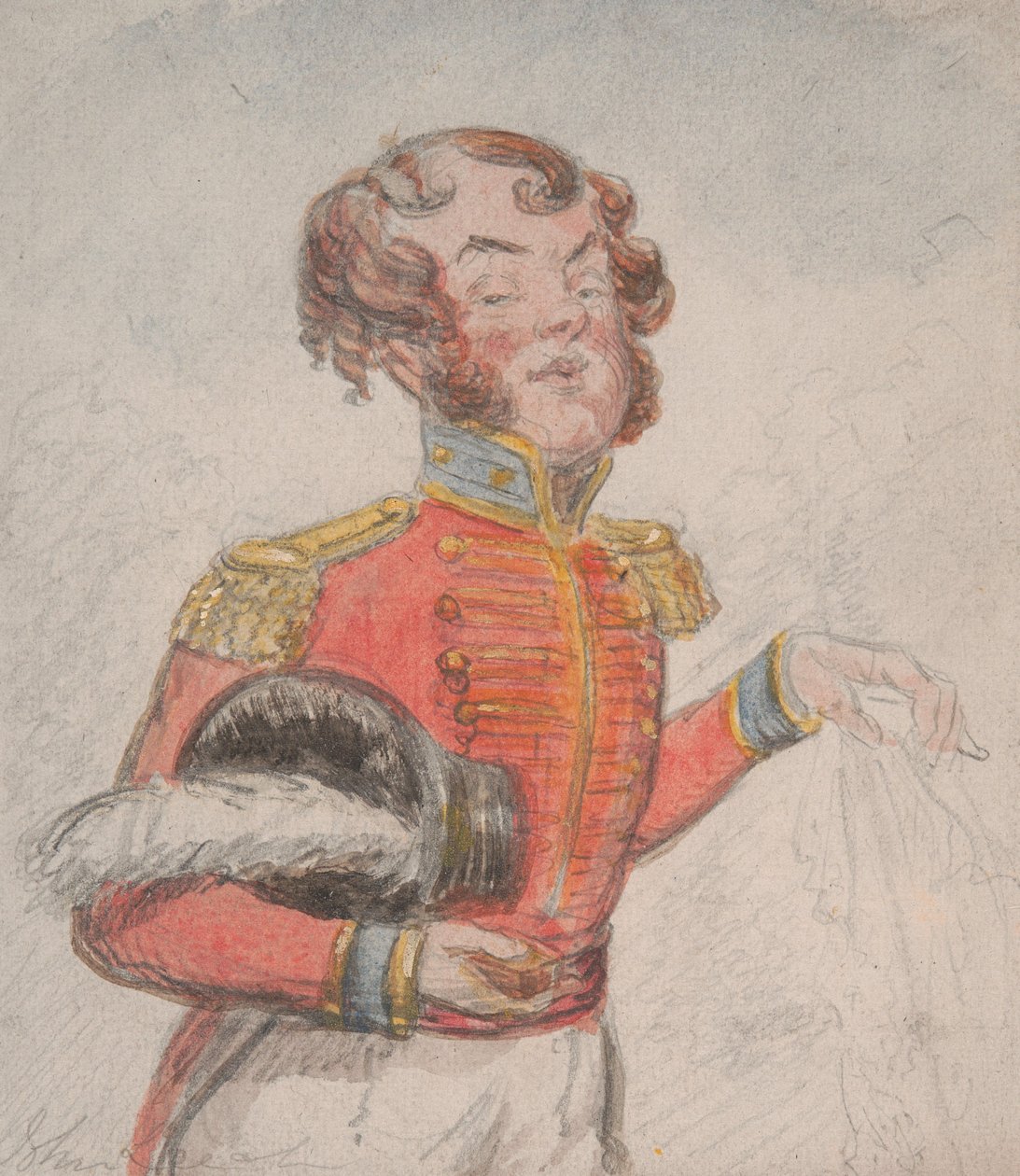 O Capitão com o salário integral de John Leech