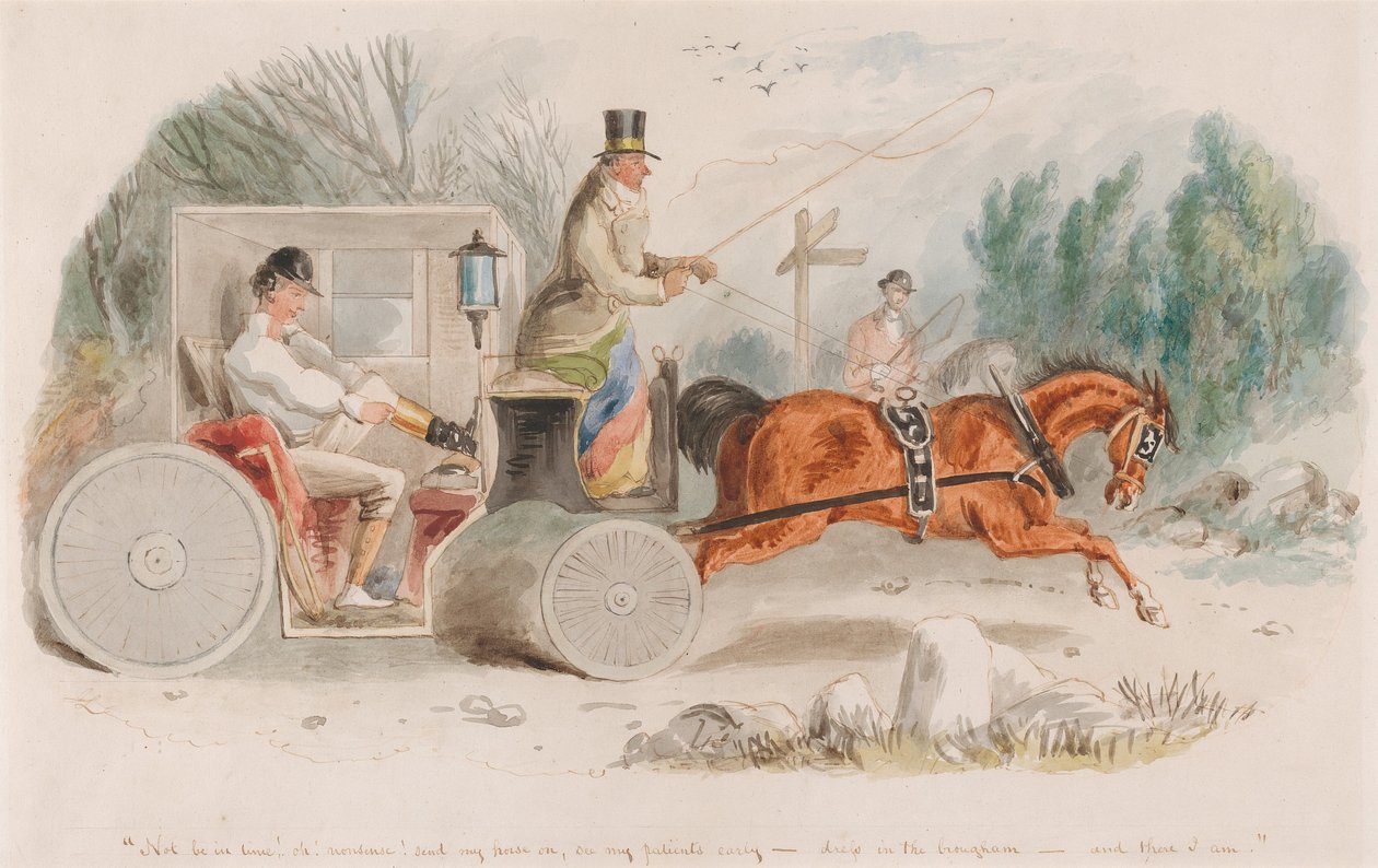 O médico caçador de John Leech