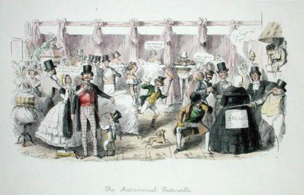Os Tattersalls Matrimoniais de John Leech