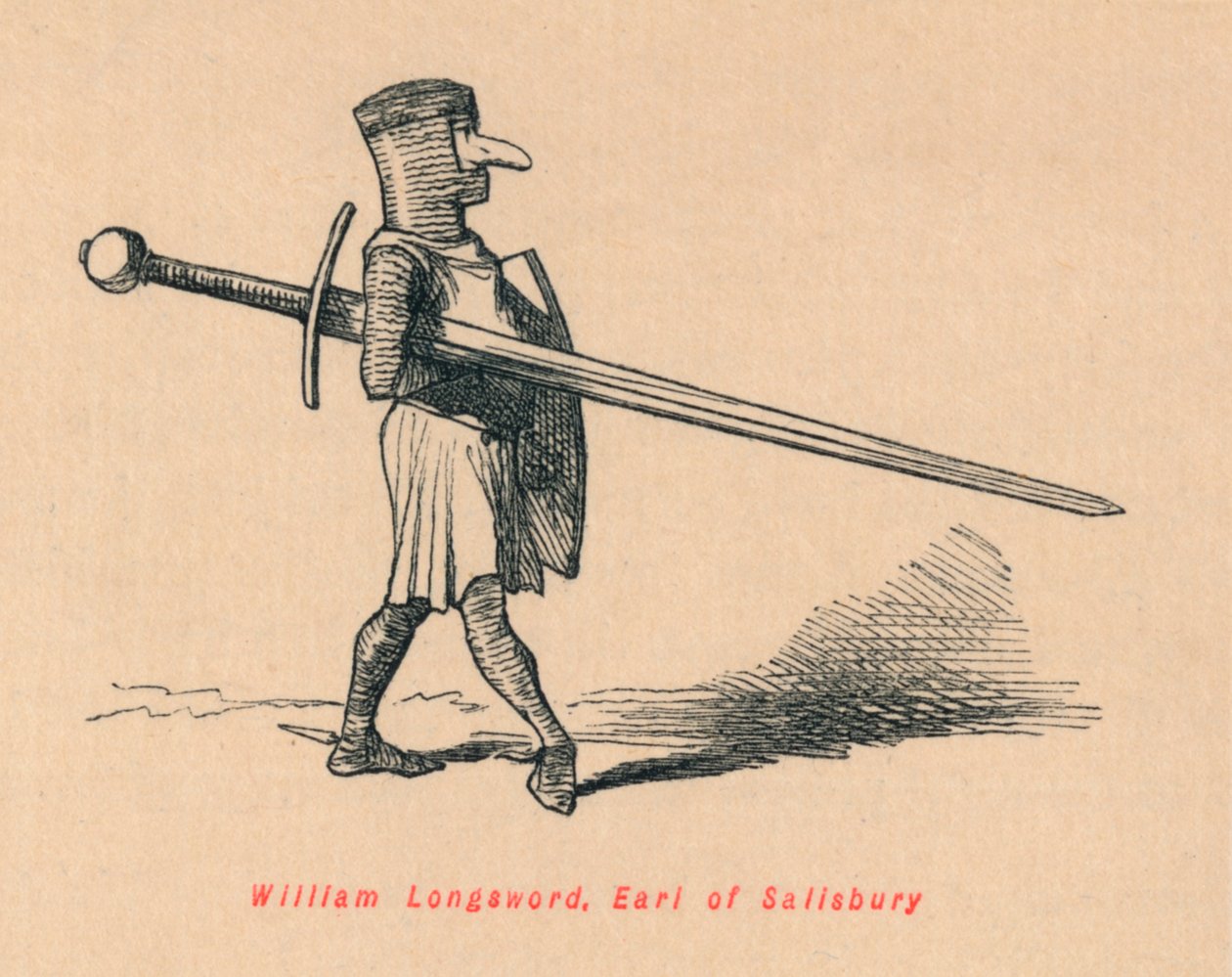 William Longsword, conde de Salisbury, c1860, c1860 de John Leech