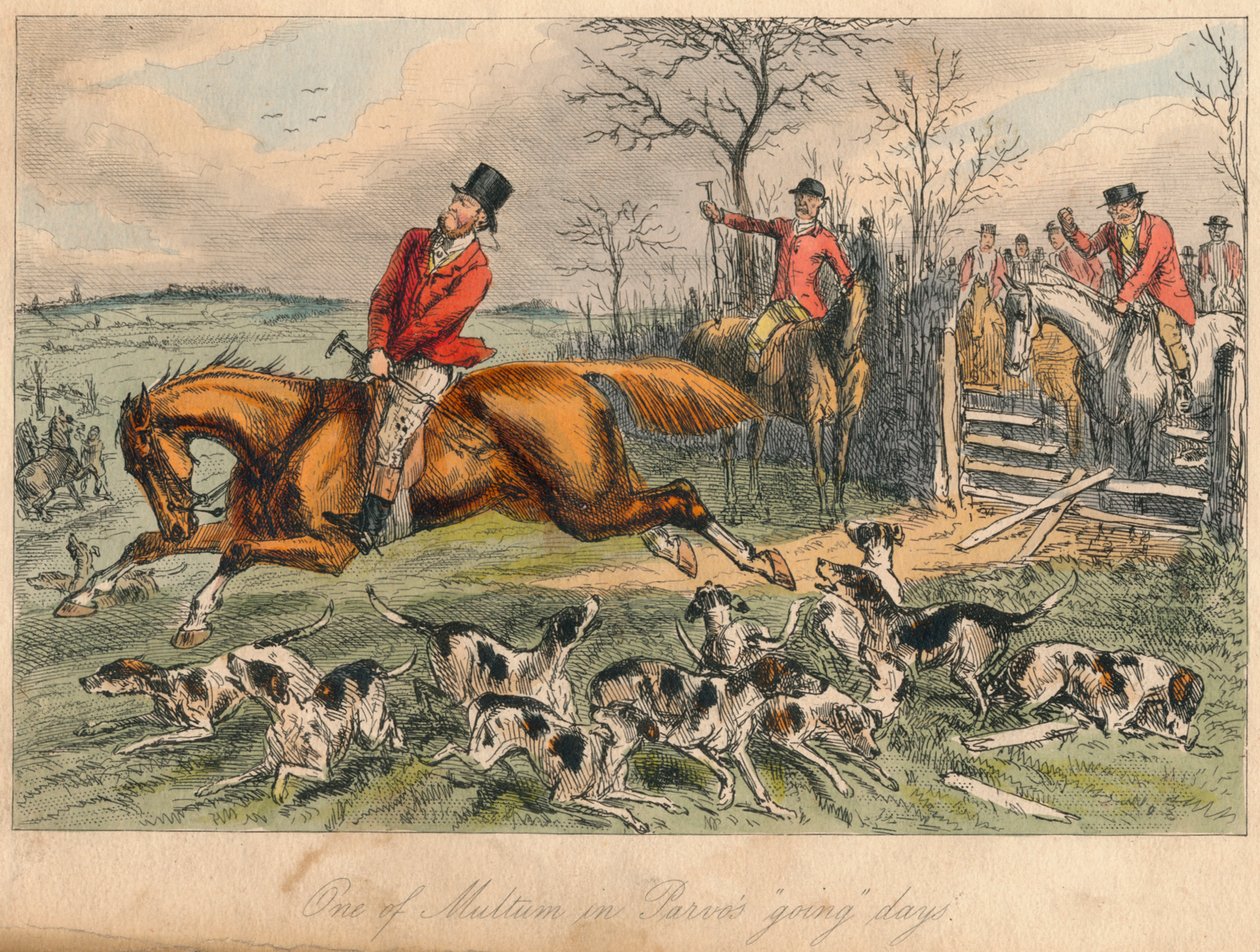 Um dos dias Multum em Parvos, 1865. Artistas: John Leech, Hablot Knight Browne. de John Leech and Hablot Knight Browne