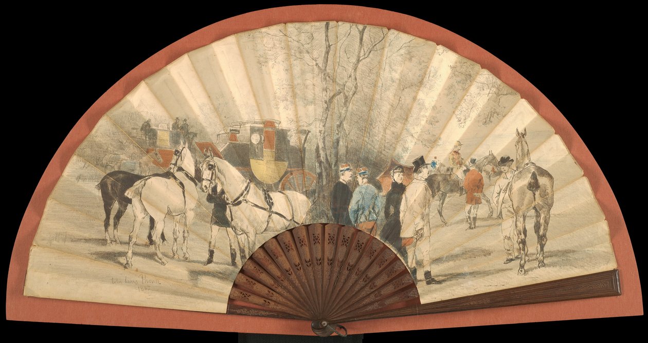 Fã: The Races at La Marche de John Lewis Brown