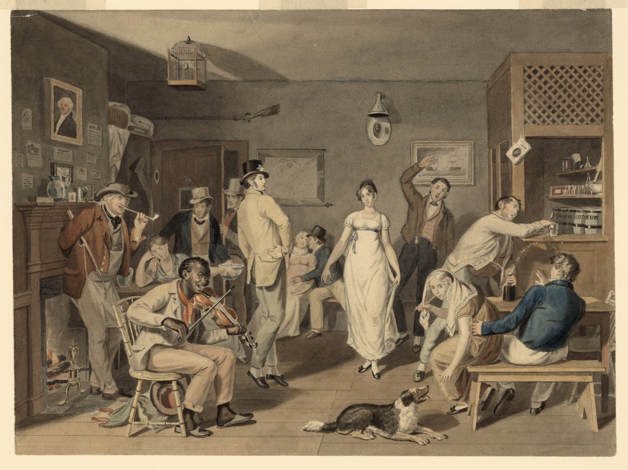 Dança de salão de John Lewis Krimmel