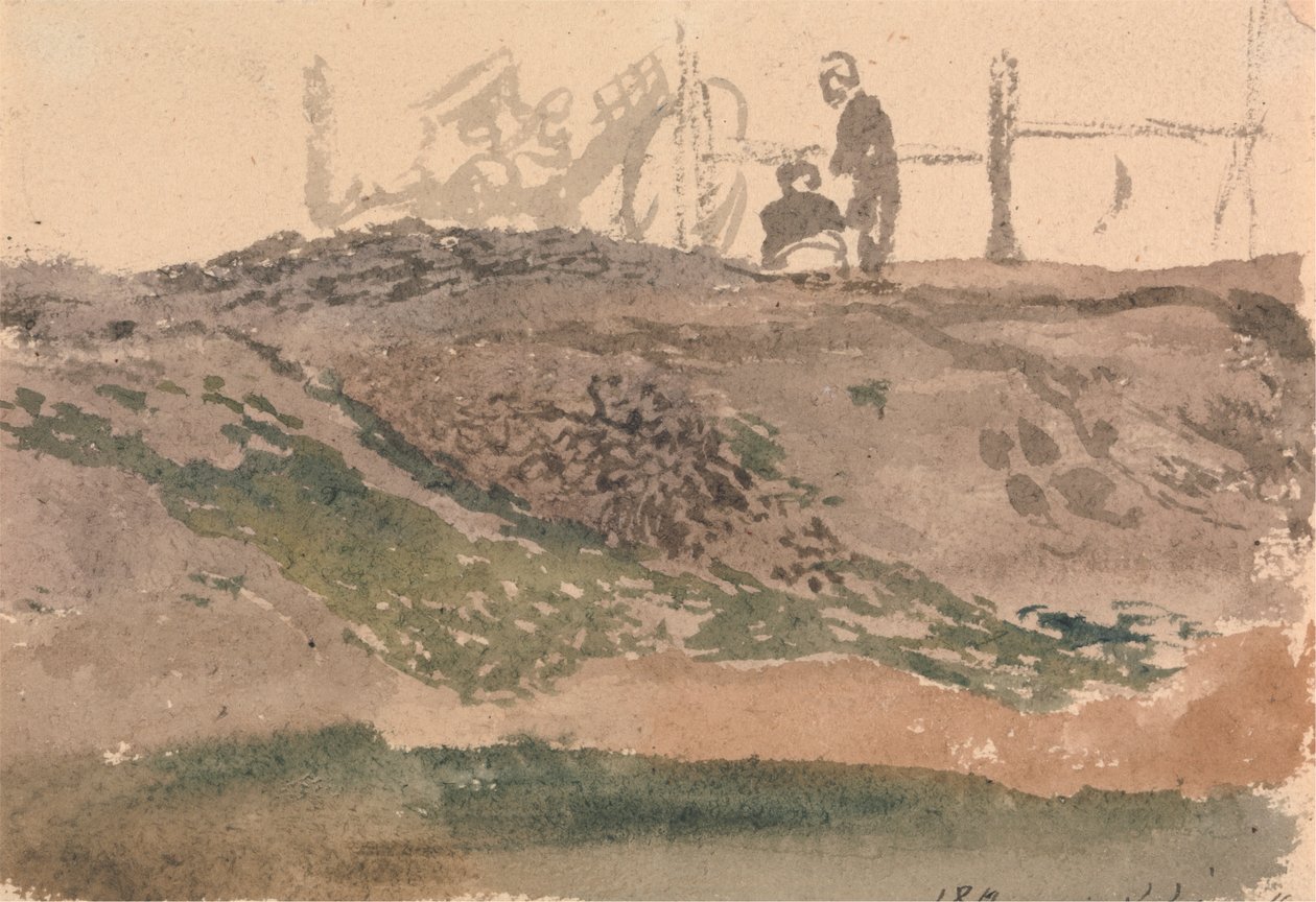 Números sobre um Banco, Kensington Gravel Pits de John Linnell