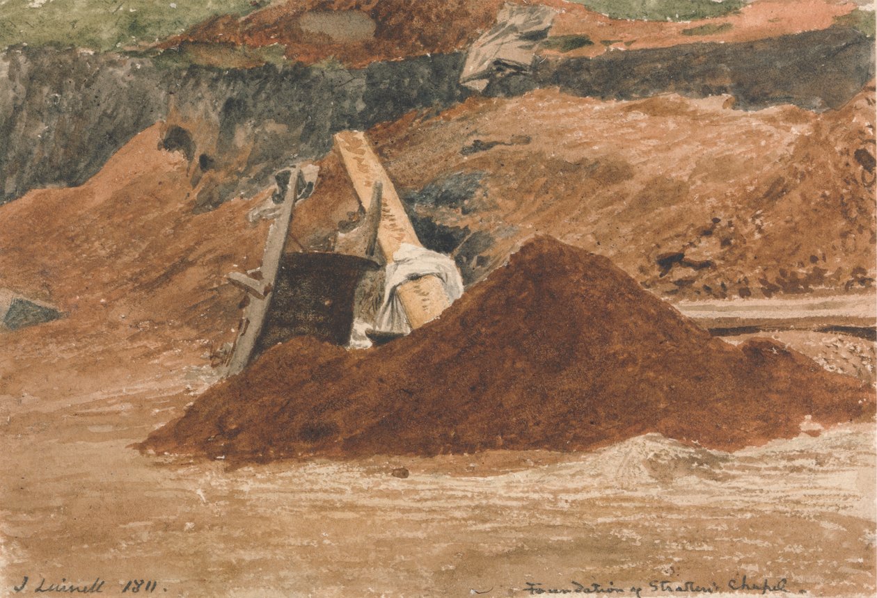 Fundação da Capela de Stratten de John Linnell