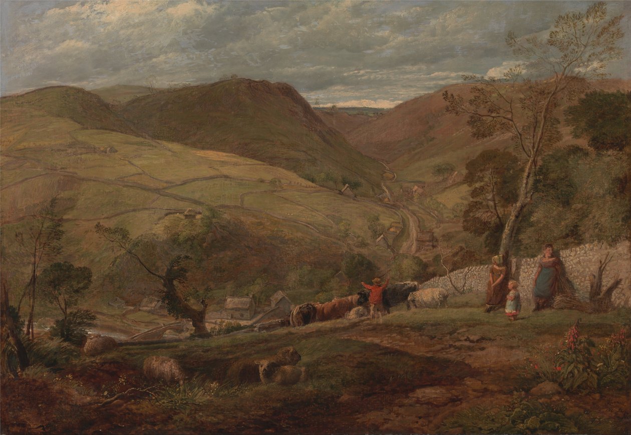 Hanson Toot, Vista em Dovedale de John Linnell