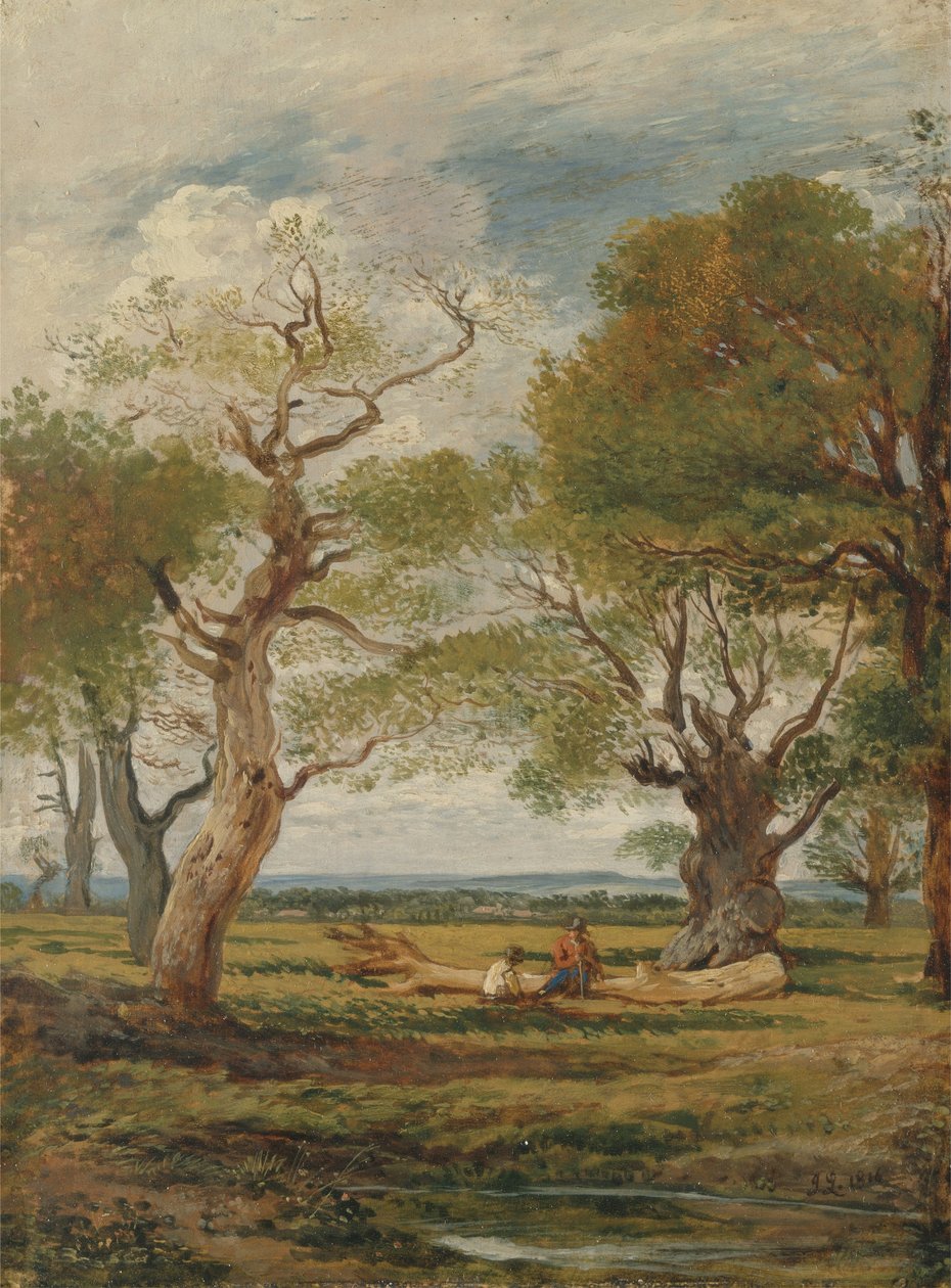 Paisagem com figuras de John Linnell