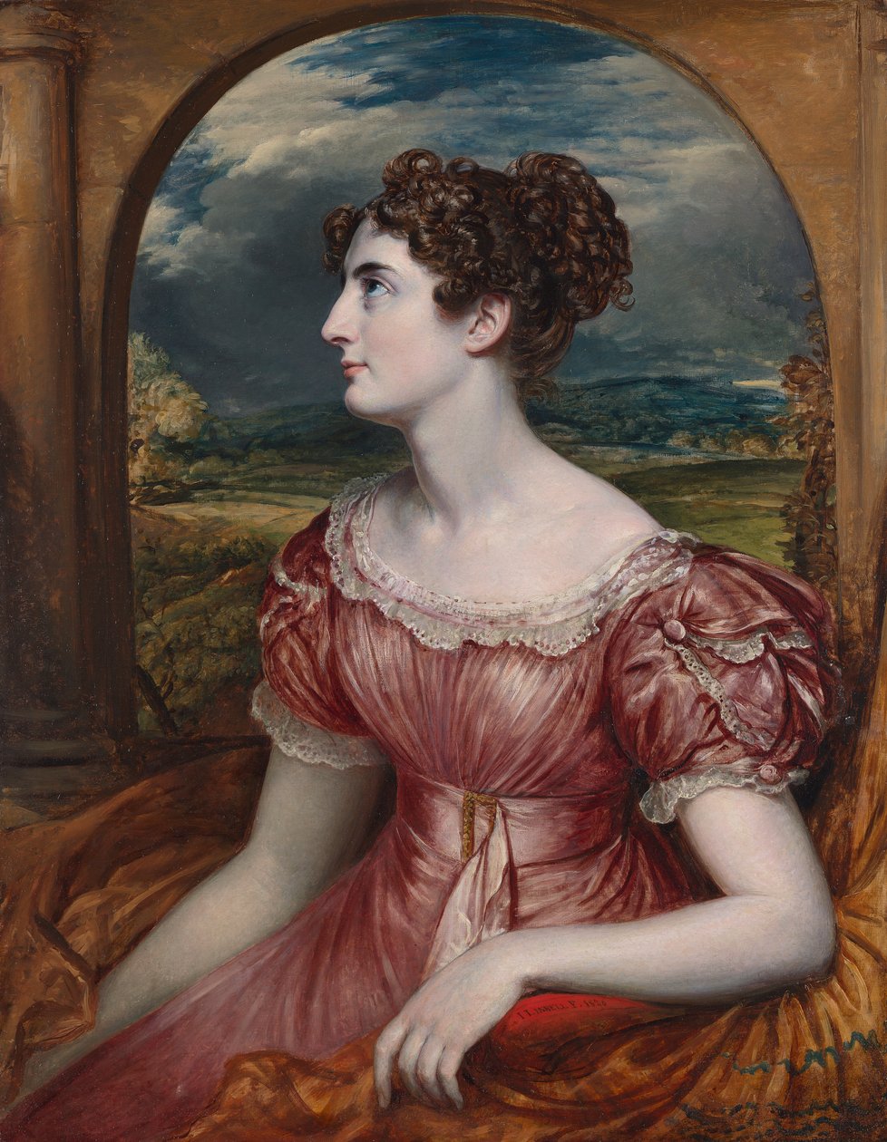 Miss Puxley [1826, Royal Academy of Arts, Londres, catálogo da exposição] de John Linnell
